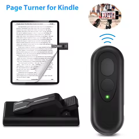Remote Control Page Turner Camera Video Record Remote Trigger Clicker Page Turner for Kindle Paperwh