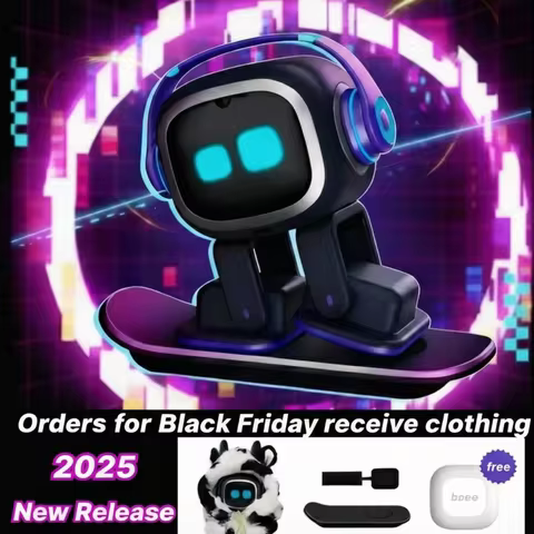 EMO AI Desk Robot Companion | ChatGPT Enabled Voice Commands & Dancing,Interactive AI Robot Pet with