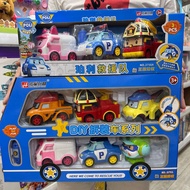 Hongxing Deformed Police Car Polly Toy Ambassador Ambulance Roy Fire Truck Children's Car Disassembl