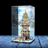 [Acrylic Display Box] Suitable for Lego Monkey King Series 80058 Lingxiao Pagoda Model Transparent A
