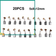【RX0】 20pcs Carbon Brushes 5x8x12mm for  Electric Motor CB85 CB57 CB64 191627-8