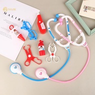 aosunook 7Pcs Kids Play Doctor Game Early Educational Toys Pretend Doctors Kit Child Stethoscope Cos