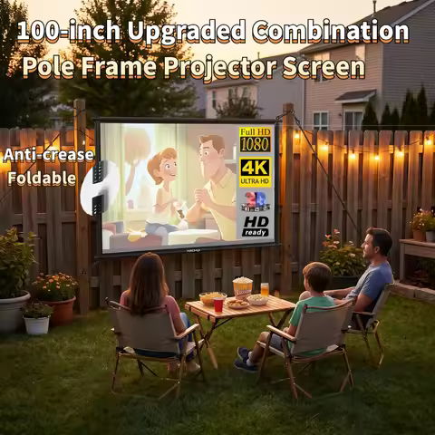 XIAOHUI16:9 Anti-light Projector Screen Frame Fixed Frame Projector Screen Ambient Light Rejecting S