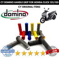 CY HONDA CLICK 125i/150i DOMINO HANDLE GRIP RUBBER WITH BAR END UNIVERSAL ACCESSORIES FOR MOTOR