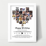 kado ulang tahun gift foto polaroid ukuran bingkai 10 r 20x25 cm hadiah anniversary wisuda pernikaha