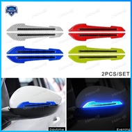 1 Pair Car Rearview Mirror Reflective Sticker Car-styling Safety Warning Reflective Sticker Car Rearview Mirror Decorative Strip