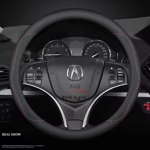 Car Leather Steering Wheel Cover for Acura NSX RDX RLX Integra ADX TL ZDX ILX MDX Type S A-Spec SH-A