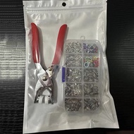 Five-claw buckle tool set without sewing claw buckle baby suit single zipper replacement mother-chil