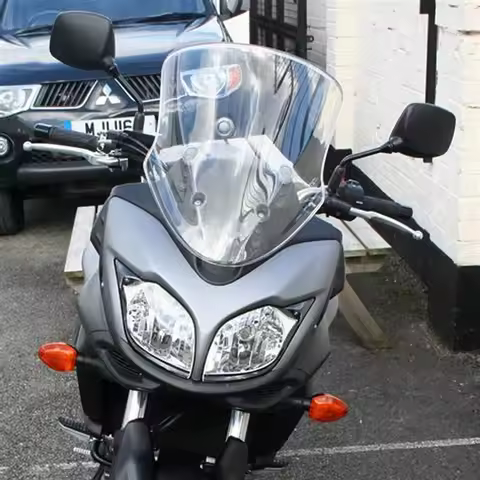 Motorcycle For Suzuki DL650 DL 650 2012-2016 Windshield Windscreen Accessories Double Bubble Acrylic
