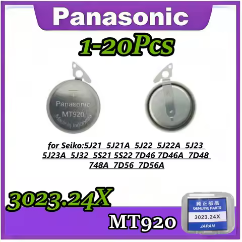 MT920 3023 24X 3023.24X Seiko Watch Kinetic Capacitor Rechargeable SEIKO 5J21 5J22 5J32 5S21 5S22 7D