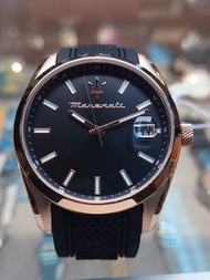 Maserati Attrazione 系列玫瑰金色石英錶 R8851151002