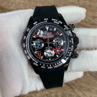 Seiko Mod Daytona Carbon All Black Edition