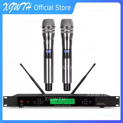 ULXD Digital UHF Wireless Microphone System DJ Karaoke Handheld Mic SKM8 SKM9000 Cordless Radio Card