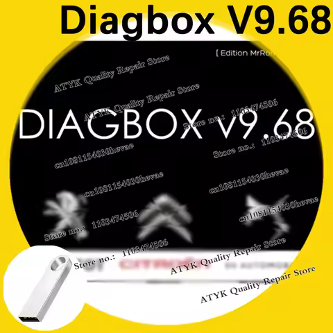 Diagbox 9.68 software for PP2000 VM inspection tools diagnostics for cars diagbox V9.68 auto repair 
