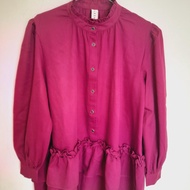 aleza lable blouse preloved vgc