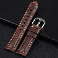 Watch Band for Casio 24mm 22mm 20mm Cowhide Design Genuine Leather Strap for Rolex for Tudor Watchband for Men Women Wristbelt