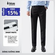 Quần âu nam cao cấp Vulcano cạp chun co giãn dáng Suông lịch lãm 3008