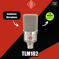 Neumann TLM 102 ไมโครโฟนคอนเดนเซอร์แบบคาร์ดิออยด์ไดอะแฟรมขนาดใหญ่ เหมาะสําหรับการบันทึกและพอดแคสต์ ส