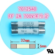 <0>10pcs/Lot New 6.3x32mm7012540 FF 2A AC 700V Fuse Tube High Quality Ceramic