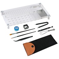 HEGAPOJA 28 Switches Lube Station and Switch Tester Build 2 in 1, Switch Opener, Switch Puller, Lubr