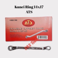 ATS Ring Spanner 14mm x 17mm - Ring Spanner 14x17