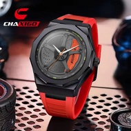 CHAXIGO 3D 360 Spinning Man Watches Waterproof Rotate Watches Car Rim Watch Quartz Men's Sports For 