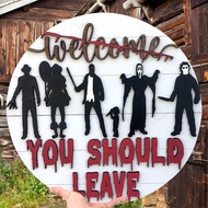 Halloween Decoration House Number Welcome Sign House Number Halloween Decoration House Number