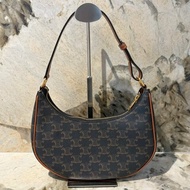 Celine 凱旋門原花帆布AVA腋下包