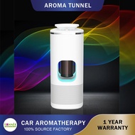 AROMA TUNNEL  Car Aroma Diffuser USB Rechargeable Mini Aroma Diffuser Vibration Sensor Switch Essential Oil Diffuser