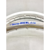 Excel Rim Sticker Printed in Only Silver Bezel