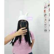 HANDMADE KNITTED HAT FIONNA CAMPBELL ADVENTURE TIME BUNNY BEANIE/FIONNA AND CAKE BEANIE/ KNITTED HAT