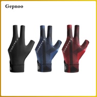 Gepnoo Billiard Gloves, Three-finger Glove, Pool Gloves, Sporting Goods, Cue Glove for The Left Hand