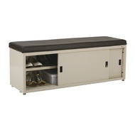 ตู้เก็บรองเท้า (พร้อมเบาะนั่ง) สีเทา ไทโย GN-001