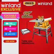 Ingco by Winland 10inch/254mm Extendable Table Saw 2600W(220-240V~50/60Hz) TS26005 ING-PT