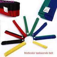 BACK2LIFE Taekwondo Belt, Cotton Black/Red/Green/Yellow udo Jiu jitsu Standard Tapes, Sports Belt 2.