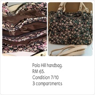 Used Polo Hill Handbag