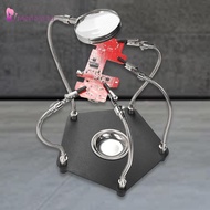 [Menolana] Helping Hands Soldering Station with Magnifying Glass 4 Arms Helping Hands