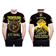 Triskelion Frat Shirt-Tau Gamma Phi Fully Sublimated Short Sleeve 3D T SHIRT Brotherhood