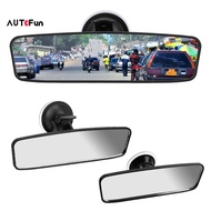 AUTOFun 20*6cm Wide-angle automotive internal rearview mirror adjustable sucker 360 rearview mirror