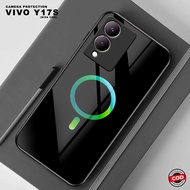 HP HS33 Vivo Y17S Case - Glass Softcase - 2D Glossy Hardcase - Protective Phone Case Latest 2024hp -