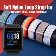 Actxa Tempo 5C Axtro Fit 4 3 Strap Soft Nylon Loop Watch Band for Actxa Tempo 4C Smart Fitness Track