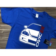 Honda Civic EK EK4 EK4D *FRONT D1 (Royal Blue Tshirt)