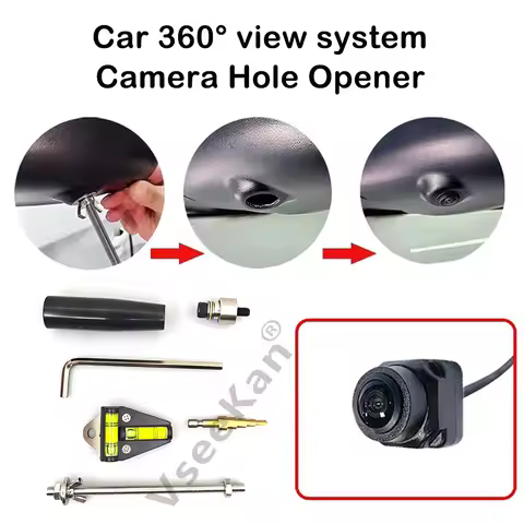Car 360 Camera System Install 360 Panoramic Car Camera Rod Easily with Our Hole Opener Tool