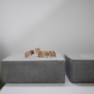 18K玫瑰金碎花戒指 Rose Gold Florals Ring