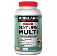 Kirkland Signature - Adult 50+ Mature Multi Vitamins & Minerals 400 Tablets 美國Kirkland 綜合維他命 (適合50歲或