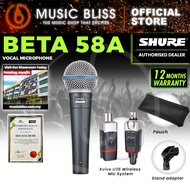 Shure BETA 58A Supercardioid Dynamic Vocal Microphone (BETA-58A / BETA58A)