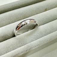 999 Pure Silver Glossy Surface Plain Tail Ring 999 Silver Ring Pure Silver Ring