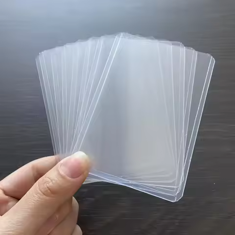 10pcs/Lot B8 Card Sleeves 58x89mm Compact Hard Kpop Holder For Postcards Films Game Cards Photocard 