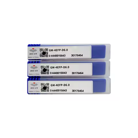 100% Original GM 4EFP D6.0 D8.0 D10.0 D12.0 D16.0 D20.0 4-Flute Straight Shank Long Neck Short Edge
