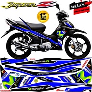 Decal Sticker Striping Variasi Jupiter Z Robot 2010-2013 MISSION WINNOW² /Jupiter Z 2010 /Jupiter Z